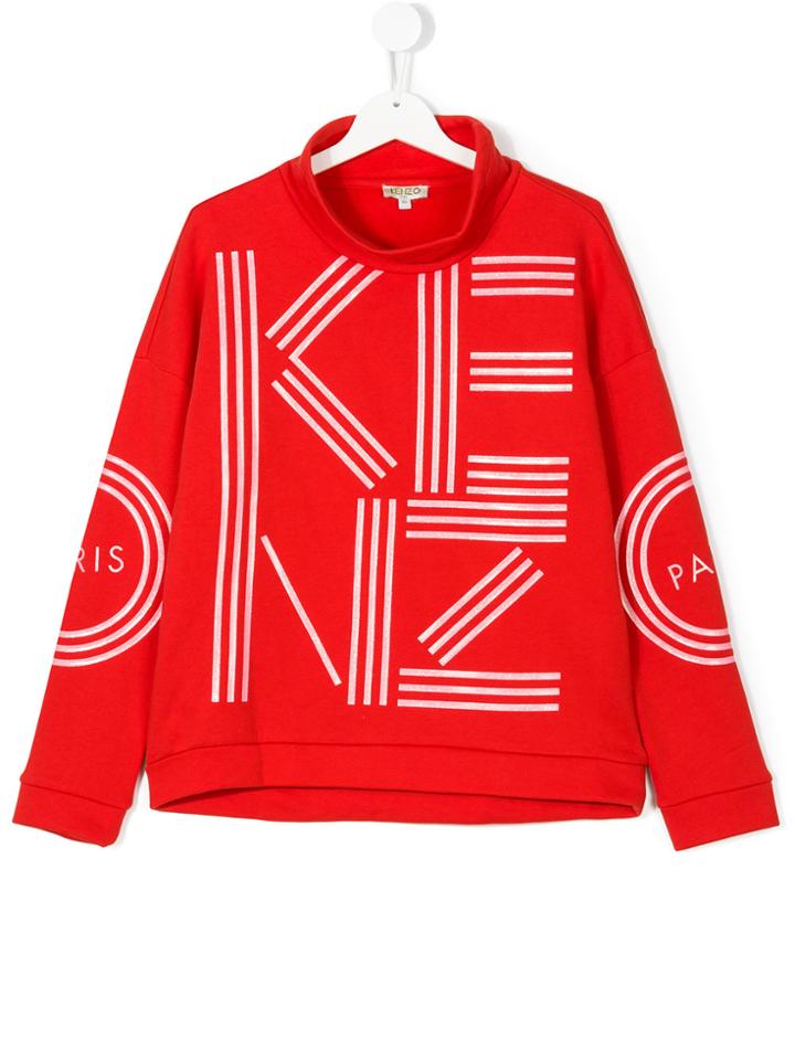 Kenzo Kids Logo Sweatshirt - Red