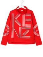 Kenzo Kids Logo Sweatshirt - Red