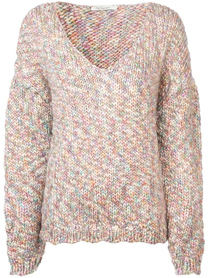 Mes Demoiselles Jefferson V-neck Sweater - Multicolour