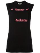 Mcq Alexander Mcqueen Sleeveless T-shirt, Women's, Size: Medium, Black, Cotton