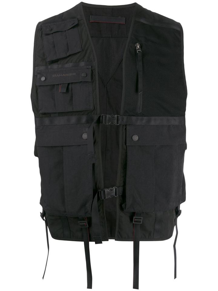 Maharishi M65 Utility Gilet - Black