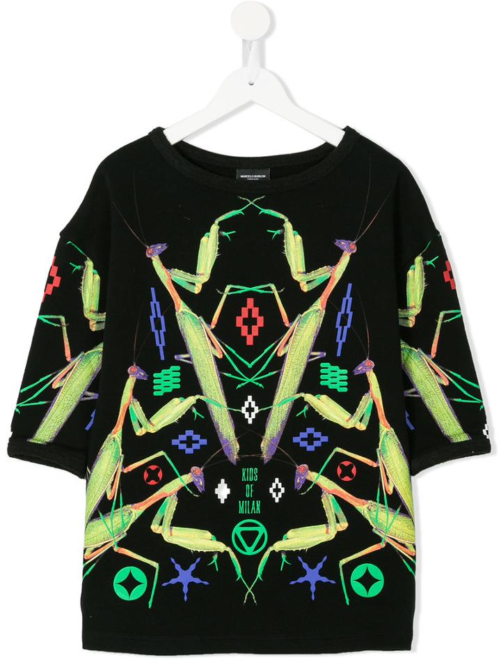 Marcelo Burlon County Of Milan Kids - Parr Sweatshirt - Kids - Cotton/polyester - 12 Yrs, Black
