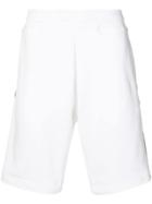 Moschino Side Logo Shorts - White