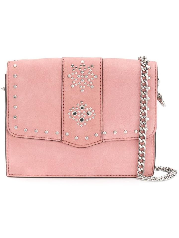 Rebecca Minkoff Studded Shoulder Bag - Pink
