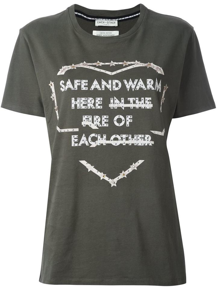 Each X Other Logo Print T-shirt