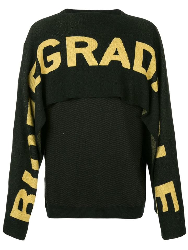 Strateas Carlucci Panel Jumper - Black