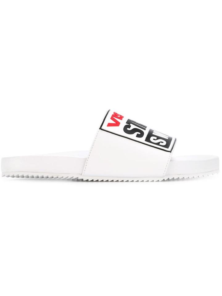 Swear Vision Street Wear X Swear Sliders, Women's, Size: 36, White, Rubber/leather