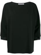 Max Mara Boat Neck Blouse - Black