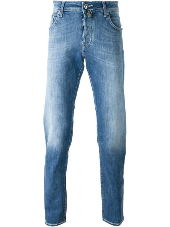 Jacob Cohen Slim-leg Jeans, Men's, Size: 32, Blue, Cotton/polyester/spandex/elastane