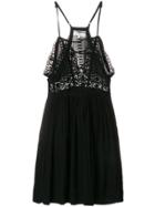 Iro Crochet Trim Dress - Black
