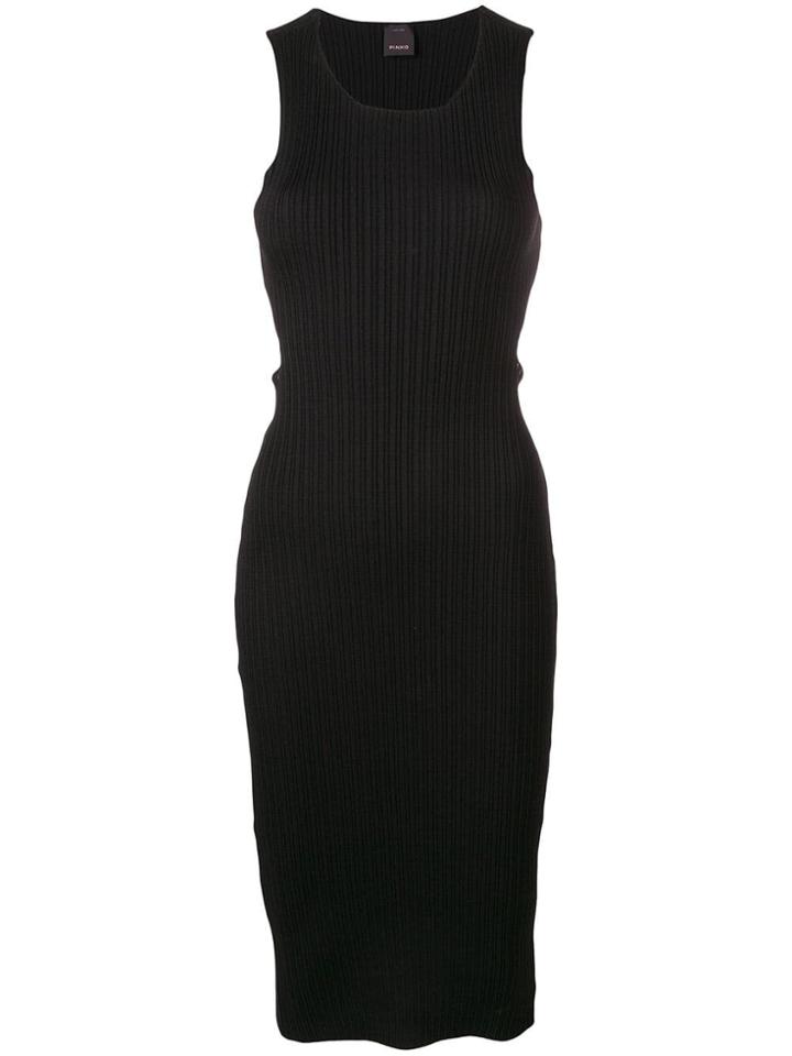Pinko Ribbed Tank Dress - Black