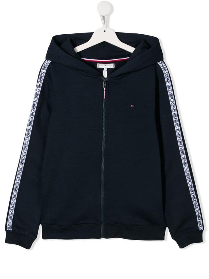 Tommy Hilfiger Junior Teen Logo Lined Jacket - Blue