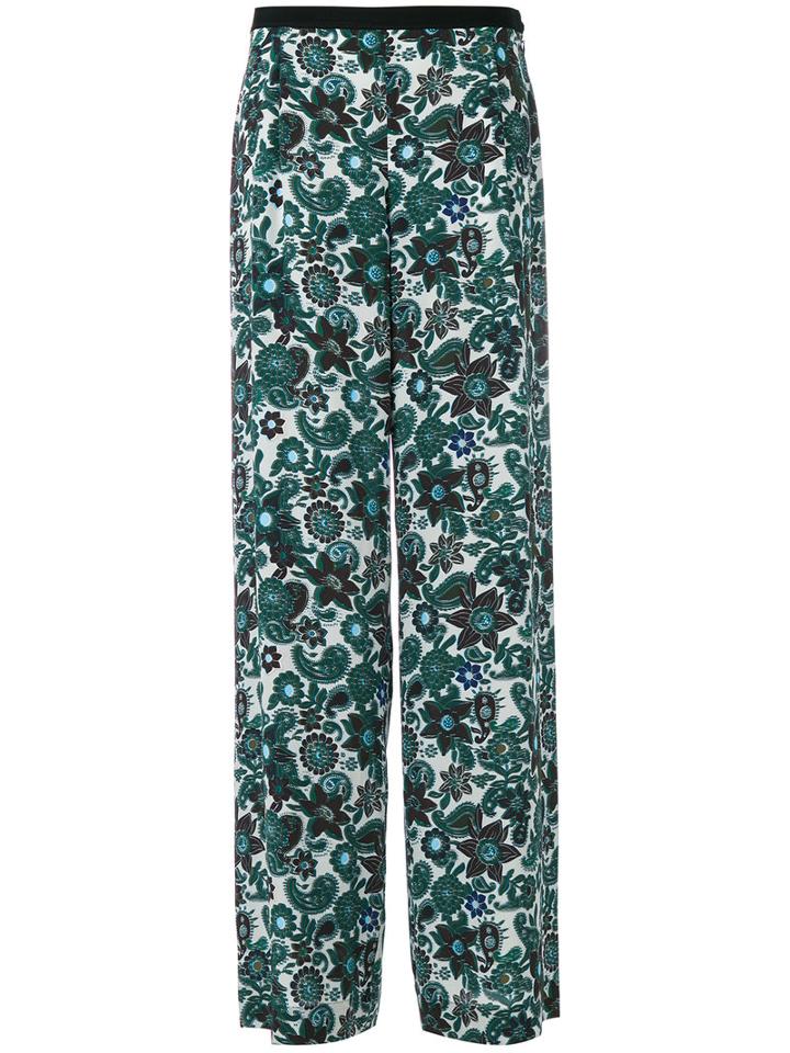 Christian Wijnants - Patos Trousers - Women - Silk Crepe - 42, Green, Silk Crepe
