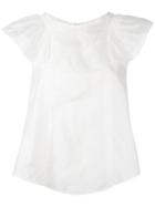 Isabel Marant - Cap Sleeve Top - Women - Silk/polyamide - 40, White, Silk/polyamide