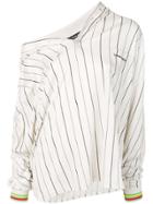 Y / Project Off The Shoulder Baseball Jersey - Grey
