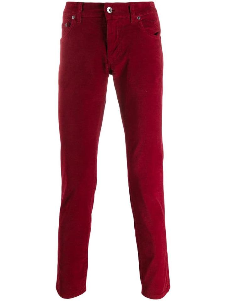 Dolce & Gabbana Straight Leg Trousers - Red