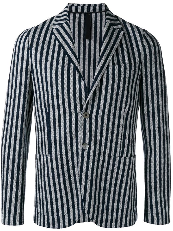 Harris Wharf London - Striped Blazer - Men - Cotton - 56, Grey, Cotton