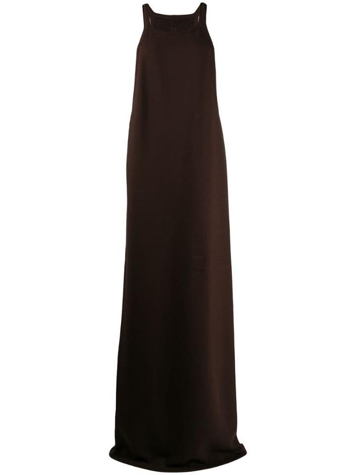 Rick Owens Drkshdw Drop Armhole Dress - Brown