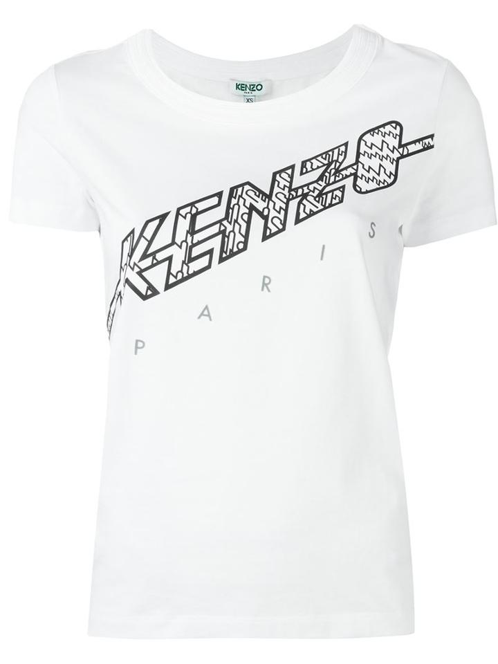 Kenzo Kenzo Flash T-shirt, Women's, Size: S, White, Cotton