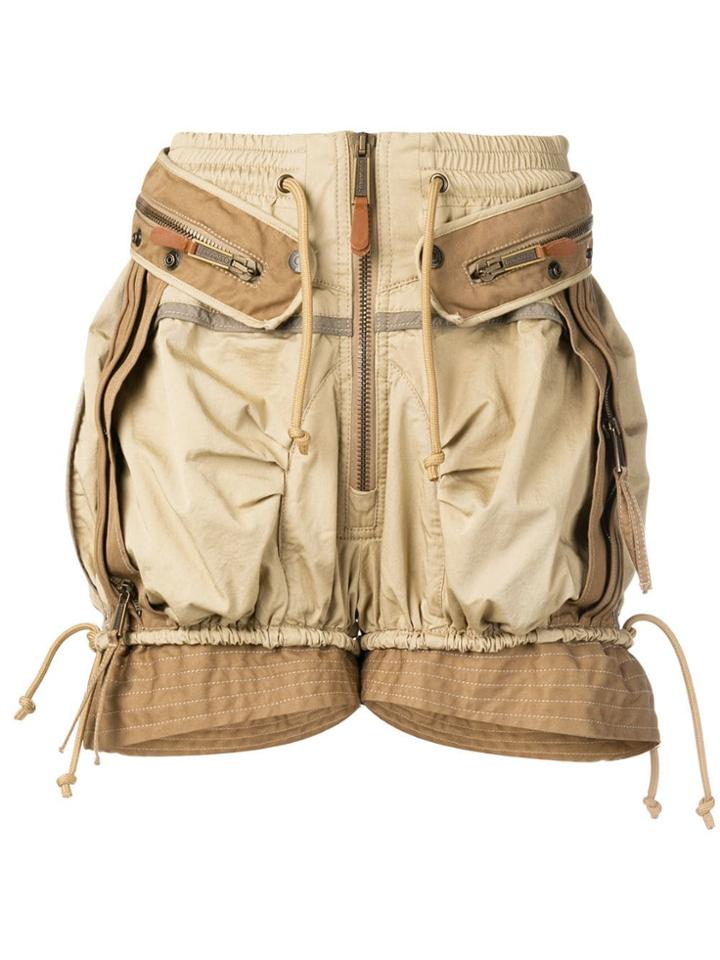 Dsquared2 Operation Seroja Balloon Shorts - Neutrals