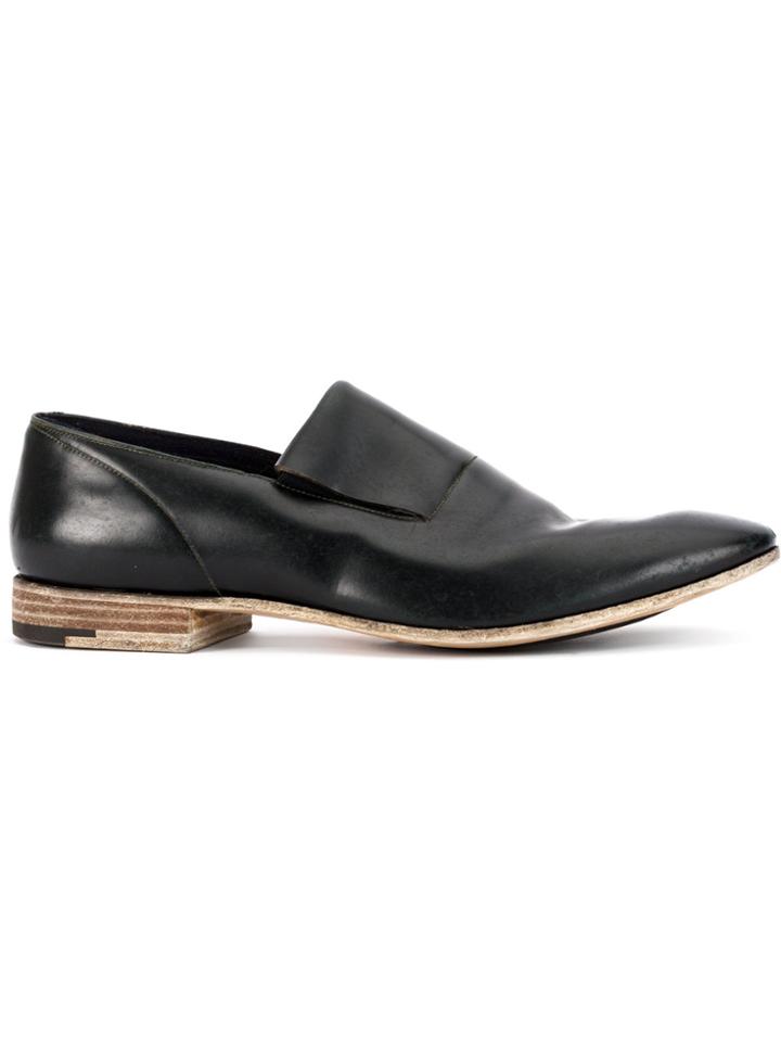 Premiata Contrast Sole Loafers - Black