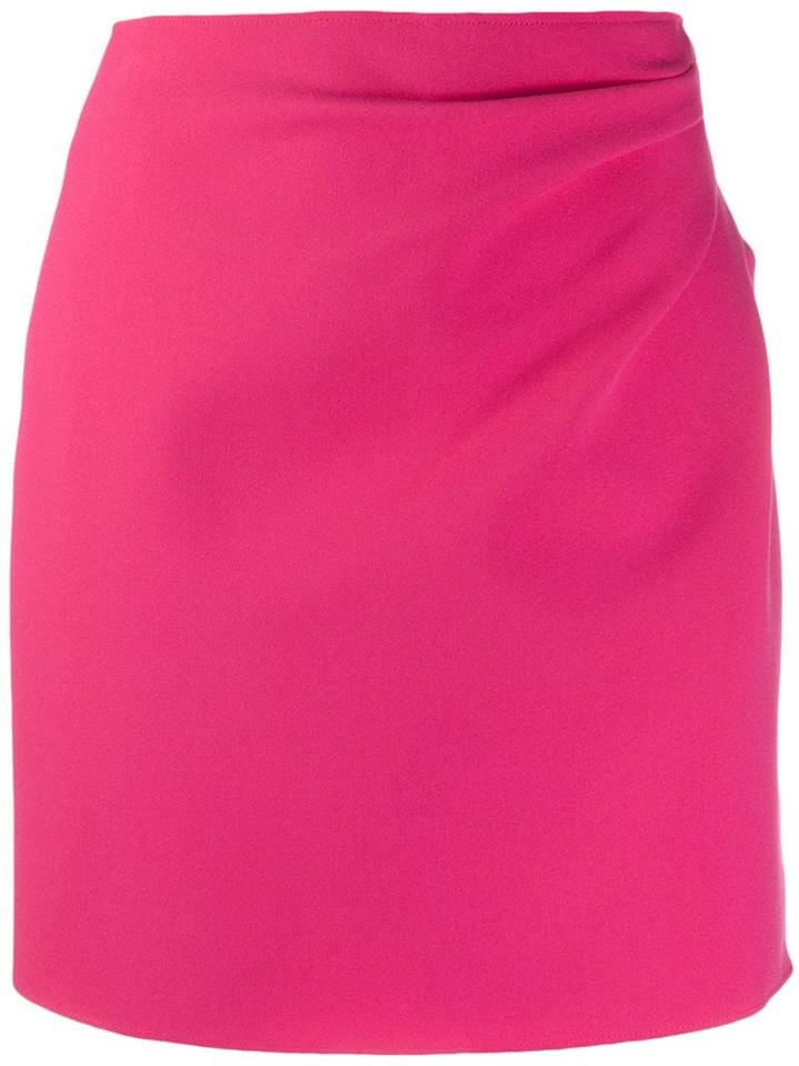 Msgm Short Gathered Skorts - Pink