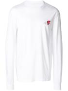 Futur Longsleeved Logo T-shirt - White