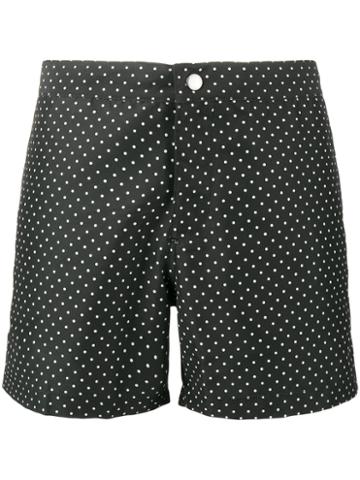 Riz Boardshorts - Buckler Short Polka Dot Swim Shorts - Men - Recycled Polyester - 30, Black, Recycled Polyester