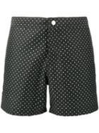 Riz Boardshorts - Buckler Short Polka Dot Swim Shorts - Men - Recycled Polyester - 30, Black, Recycled Polyester