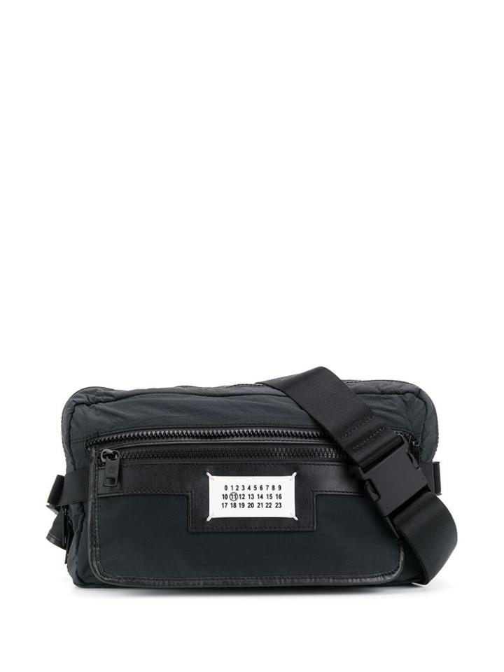 Maison Margiela Logo Crossbody Bag - Black