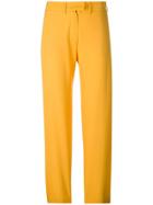 House Of Holland Tailored Trousers - Yellow & Orange