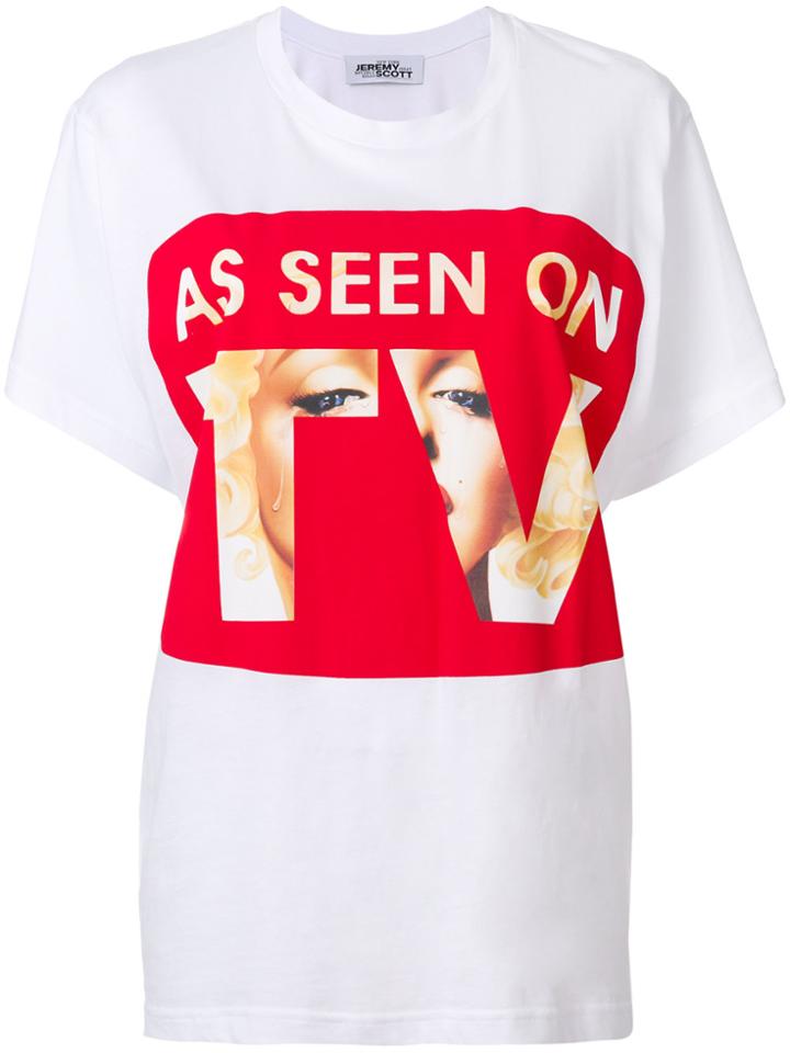 Jeremy Scott Graphic Print T-shirt - White