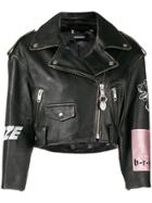 Diesel L-helga Leather Jacket - Black