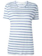 Iro Striped Distressed T-shirt