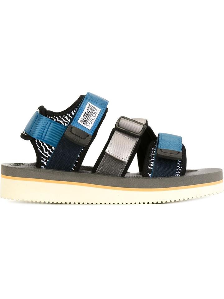 Suicoke Slam Jam X Suicoke Kisse V Sandals, Adult Unisex, Size: 6, Blue, Nylon/rubber