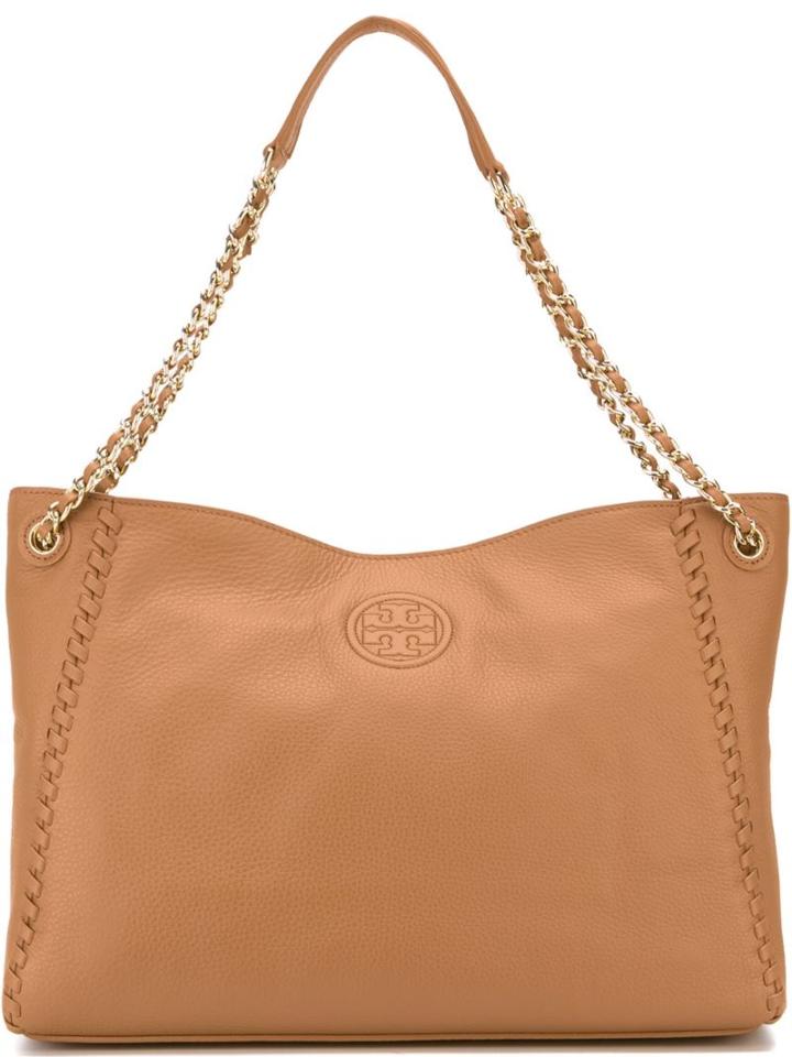 Tory Burch Marion Tote, Women's, Brown, Leather