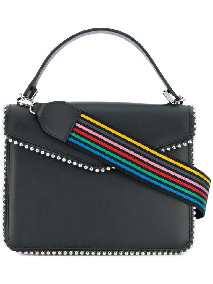 Les Petits Joueurs Metal Trim Tote - Black