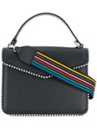 Les Petits Joueurs Metal Trim Tote - Black