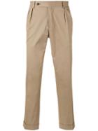 Briglia 1949 - Plain Chinos - Men - Cotton/spandex/elastane - 46, Nude/neutrals, Cotton/spandex/elastane