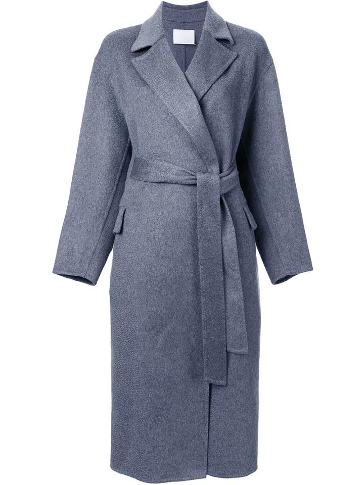 Rito Belted Single Breasted Coat, Women's, Size: 38, Grey, Cashmere