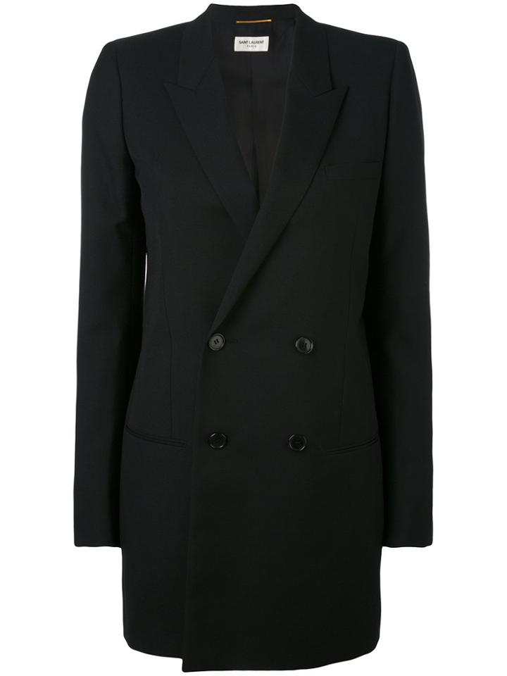 Saint Laurent Classic Fitted Blazer - Black