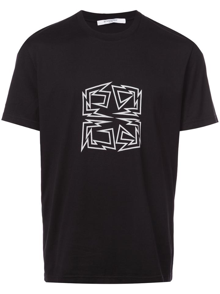 Givenchy Printed Logo T-shirt - Black