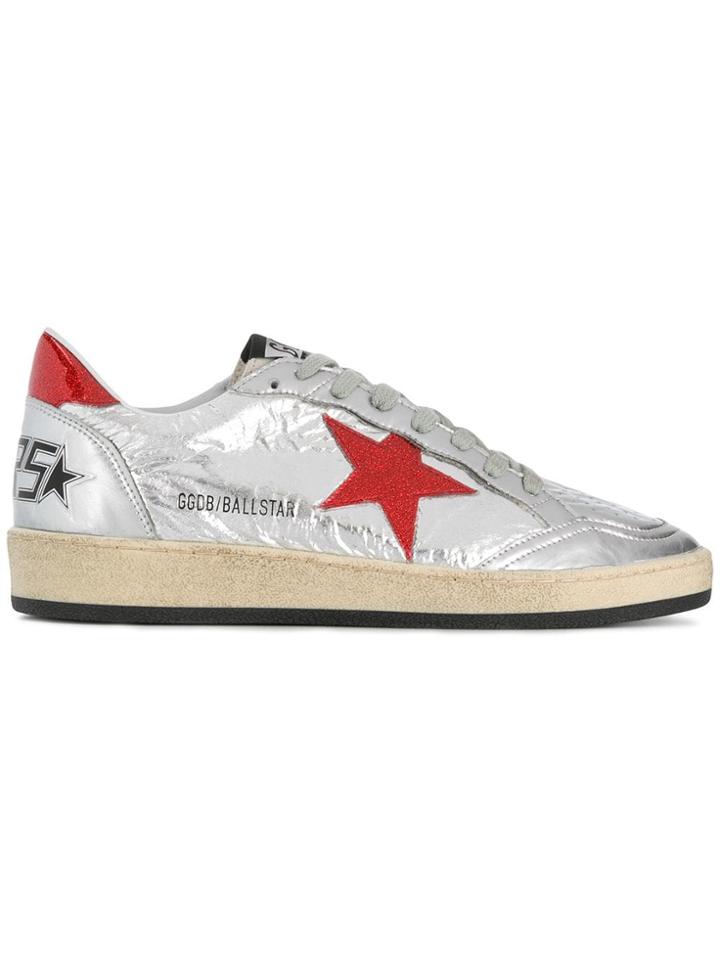 Golden Goose Ball Star Sneakers - Metallic