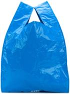 Msgm Shopper Tote Bag - Blue