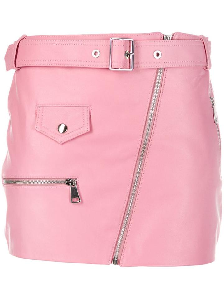 Manokhi Fitted Biker Skirt - Pink