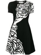 Valentino Tiger Motif Dress - Black