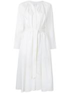H Beauty & Youth Cropped Belted Jumpsuit, Women's, Size: Medium, White, Cotton