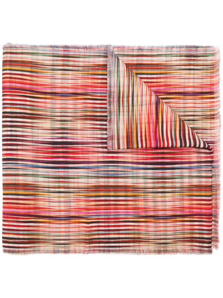 Paul Smith Abstract Print Scarf - Multicolour