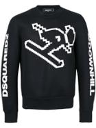 Dsquared2 Pixelated Ski Sweatshirt - Black
