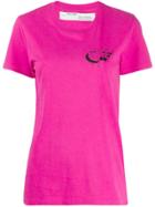 Off-white Graphic Print T-shirt - Pink